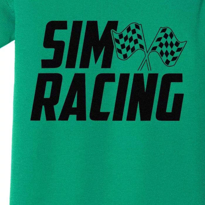 Race Car Gaming Racer Simulation Sim Racing Baby Bodysuit