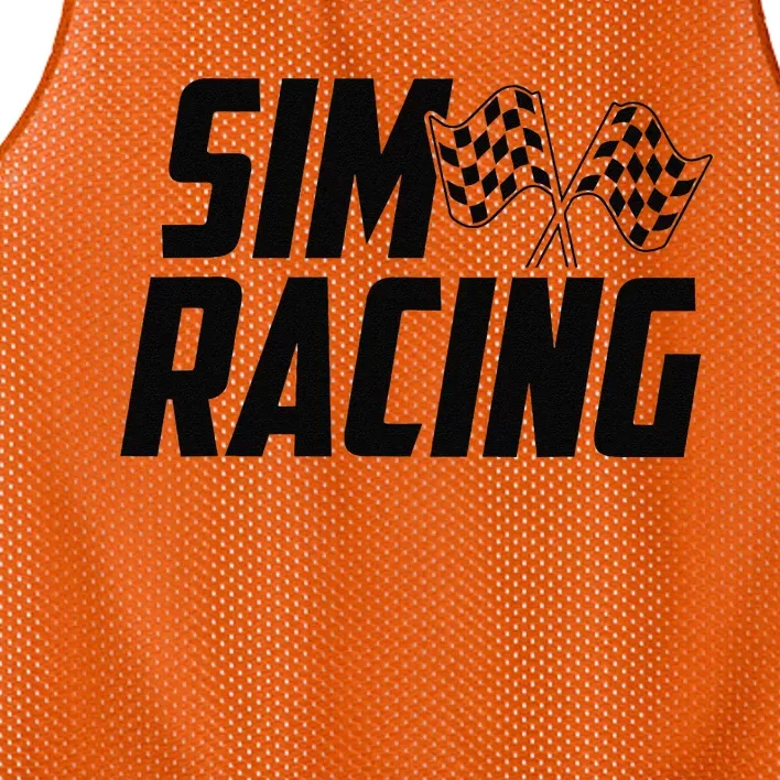 Race Car Gaming Racer Simulation Sim Racing Mesh Reversible Basketball Jersey Tank