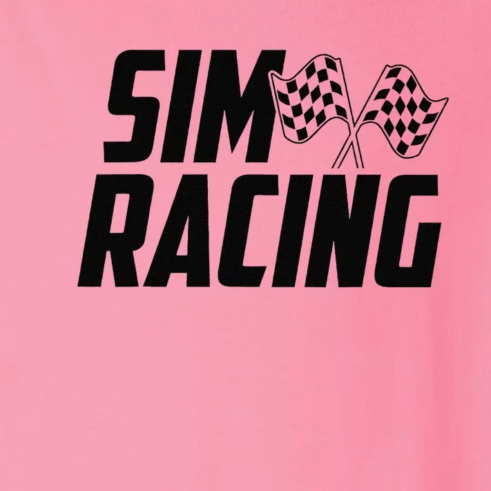 Race Car Gaming Racer Simulation Sim Racing Toddler Long Sleeve Shirt