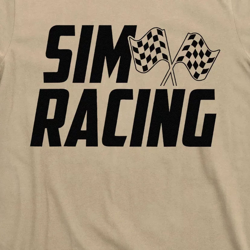 Race Car Gaming Racer Simulation Sim Racing T-Shirt