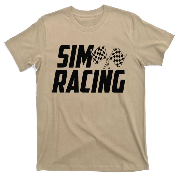 Race Car Gaming Racer Simulation Sim Racing T-Shirt