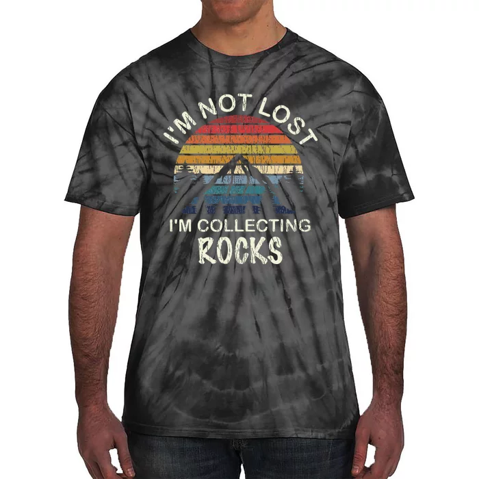 Rock Collecting Geologist Gifts Rock Collector Tie-Dye T-Shirt