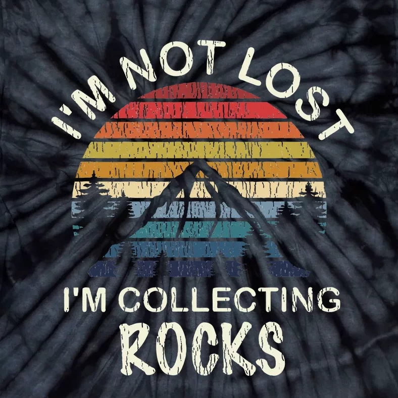 Rock Collecting Geologist Gifts Rock Collector Tie-Dye T-Shirt