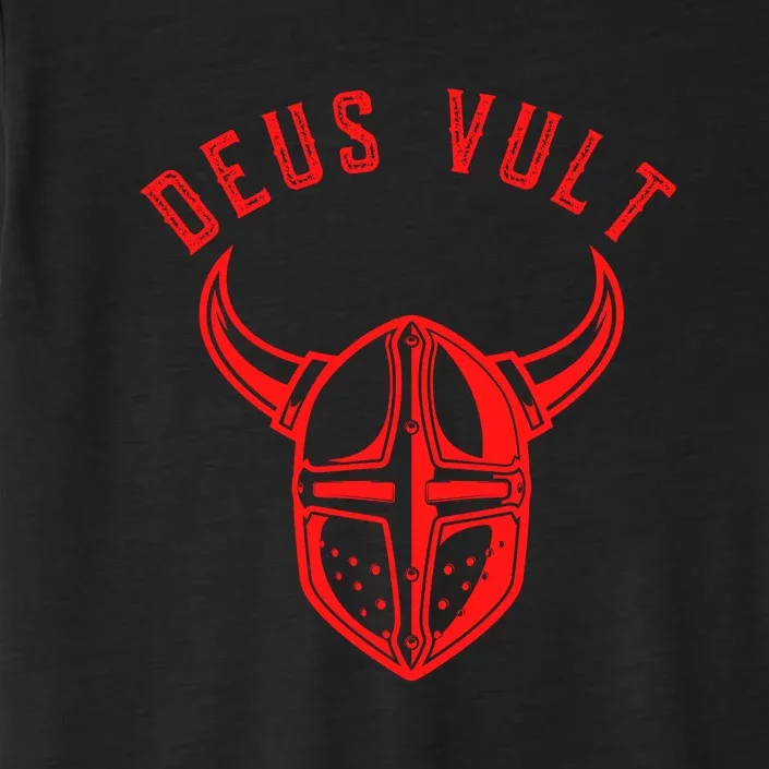 Roman Catholic Gift Deus Vult Crusader ChromaSoft Performance T-Shirt