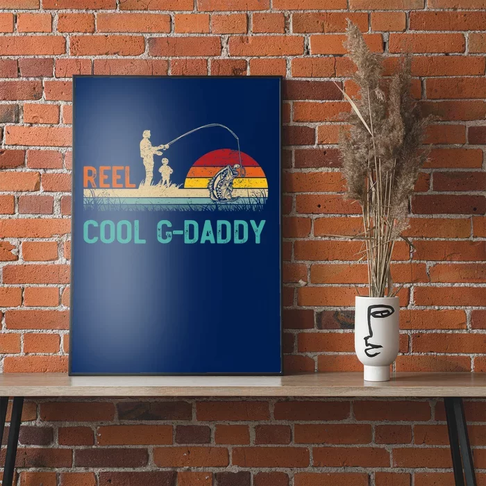 Reel Cool G-Daddy Vintage Retro Fishing Father's Day Poster