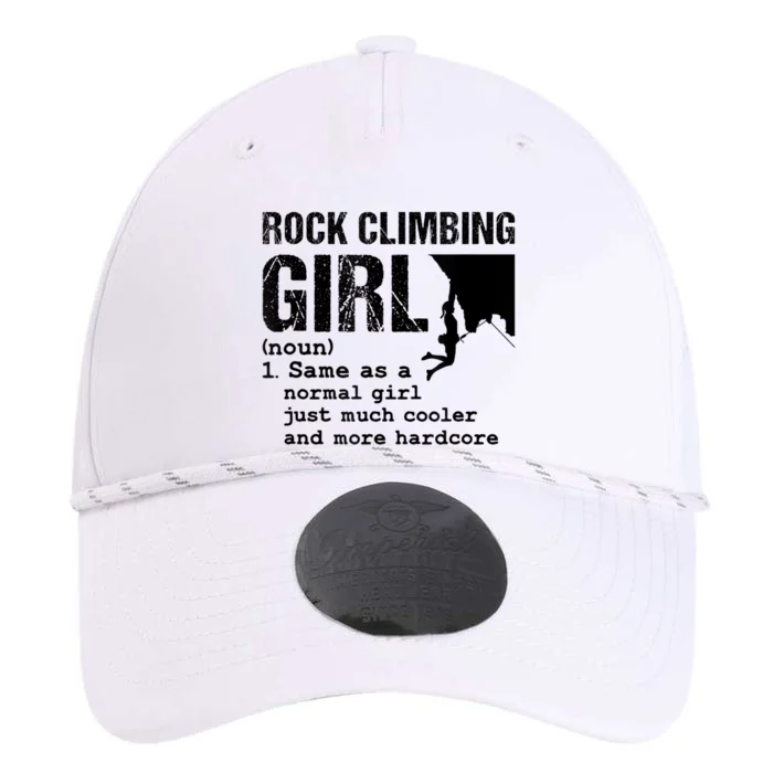 Rock Climbing Girl Definition Mountain Climber Bouldering Performance The Dyno Cap