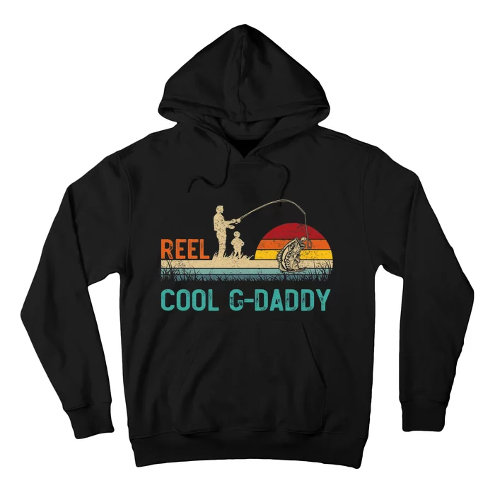 Reel Cool GDaddy Vintage Retro Fishing Father's Day Hoodie