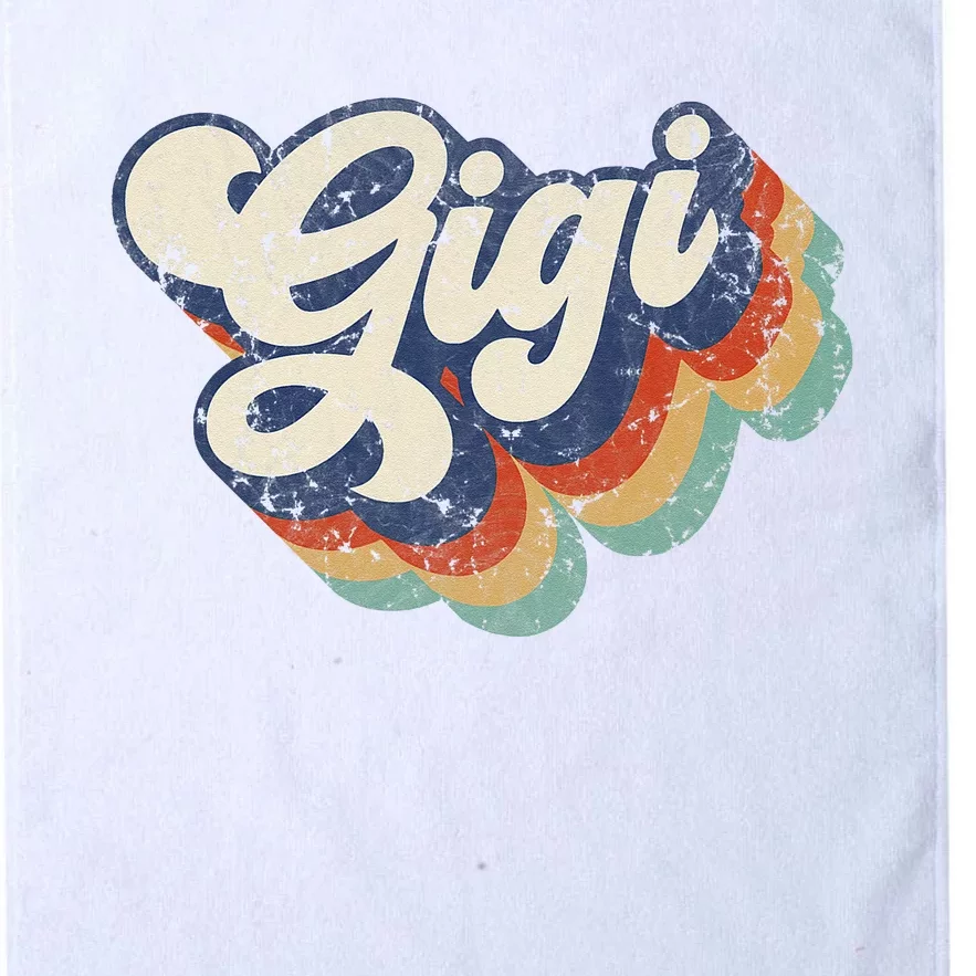 Retro Cute Gigi For Grandma Best Gigi Ever Mothers Day Platinum Collection Golf Towel