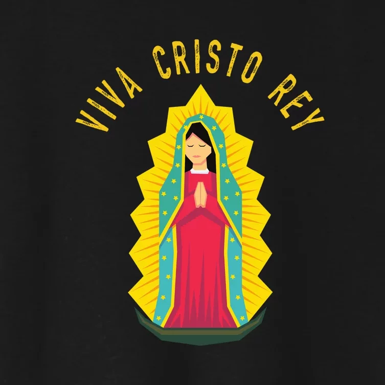 Roman Catholic Gift Our Lady Of Guadalupe Women's Crop Top Tee