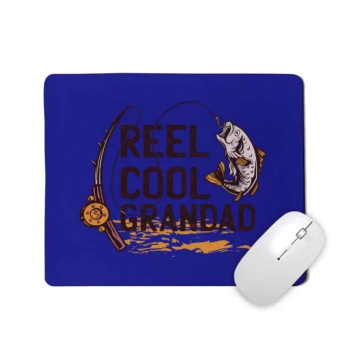 Reel Cool Grandpa Fishing Grandad Father's Day Gift Mousepad