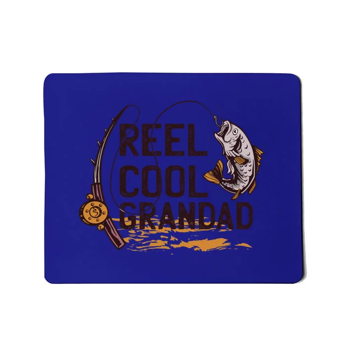 Reel Cool Grandpa Fishing Grandad Father's Day Gift Mousepad