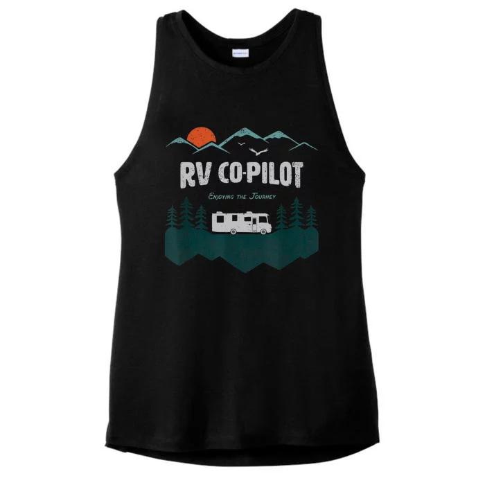 Rv Cocool Giftpilot Camping Gift Motorhome Travel Vacation Gift Ladies Tri-Blend Wicking Tank