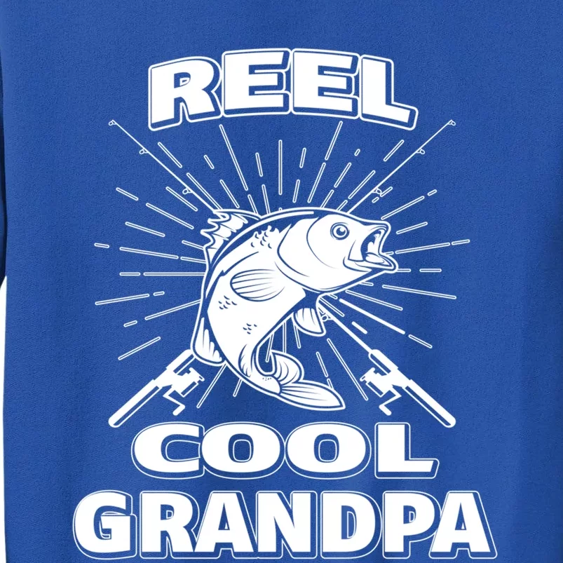 Reel Cool Grandpa Fishing Family Retired Lake Rod Great Gift Sweatshirt