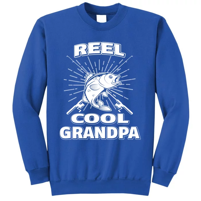 Reel Cool Grandpa Fishing Family Retired Lake Rod Great Gift Sweatshirt