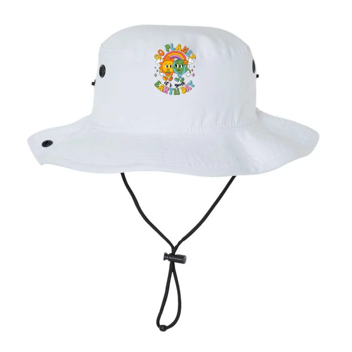 Retro Cartoon Go Planet Its Your Earth Day Legacy Cool Fit Booney Bucket Hat