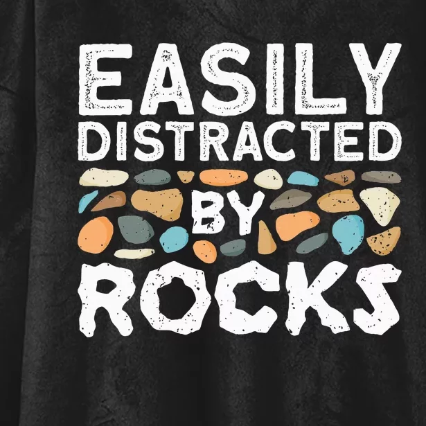 Rock Collector Geologist Rock Hound Geology Hooded Wearable Blanket