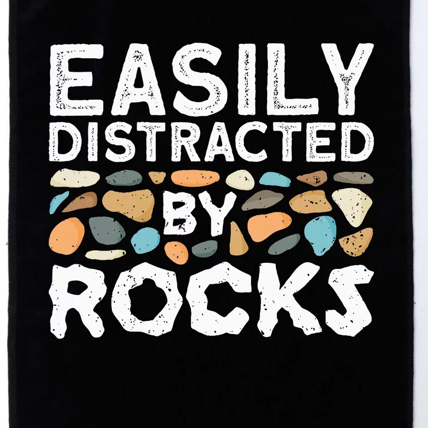 Rock Collector Geologist Rock Hound Geology Platinum Collection Golf Towel