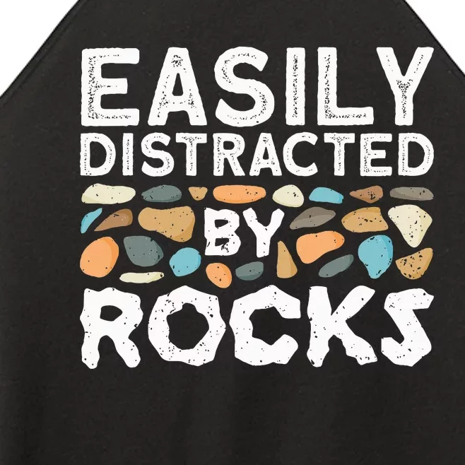 Rock Collector Geologist Rock Hound Geology Women’s Perfect Tri Rocker Tank