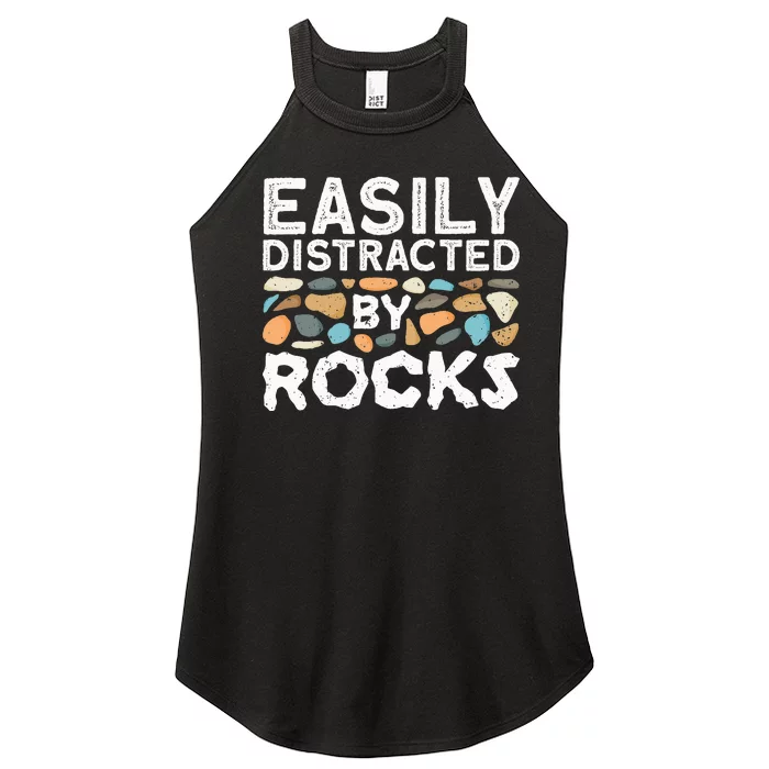 Rock Collector Geologist Rock Hound Geology Women’s Perfect Tri Rocker Tank