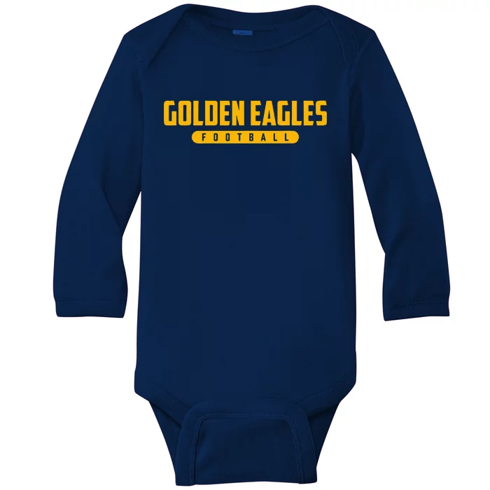 Rhea County Golden Eagles Football Baby Long Sleeve Bodysuit