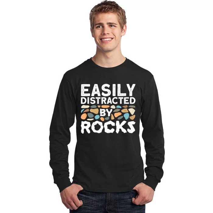 Rock Collector Geologist Rock Hound Geology Tall Long Sleeve T-Shirt