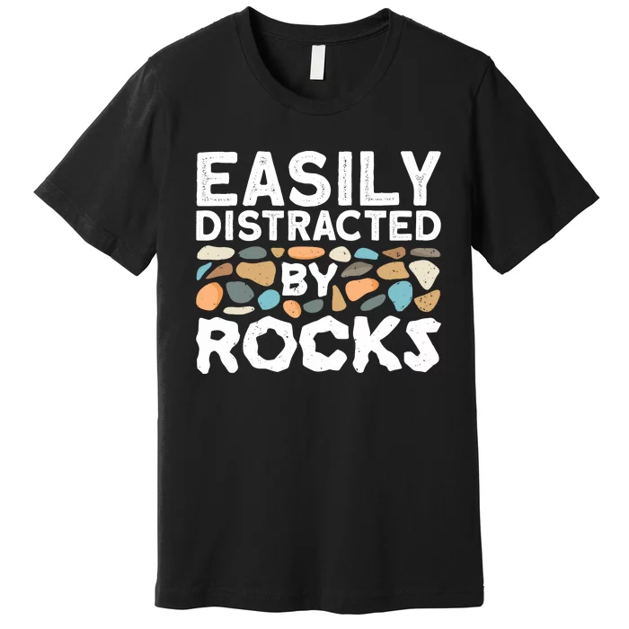 Rock Collector Geologist Rock Hound Geology Premium T-Shirt