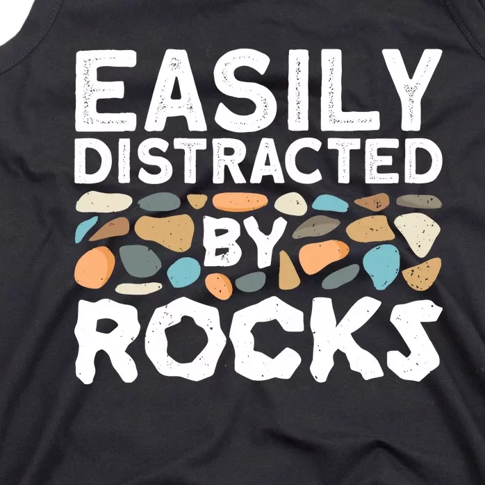 Rock Collector Geologist Rock Hound Geology Tank Top