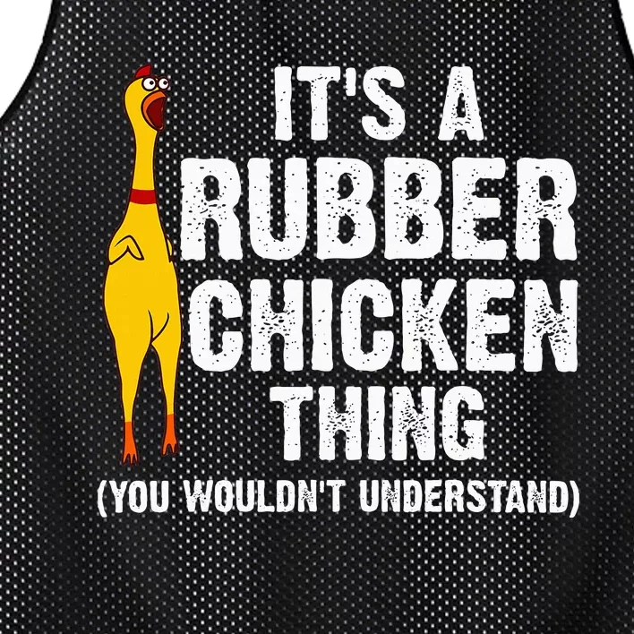 Rubber Chicken Gift Rubber Chicken Costume Mesh Reversible Basketball Jersey Tank