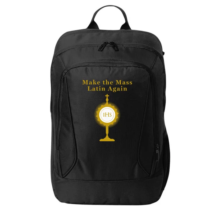 Roman Catholic Gift Make The Mass Latin Again City Backpack