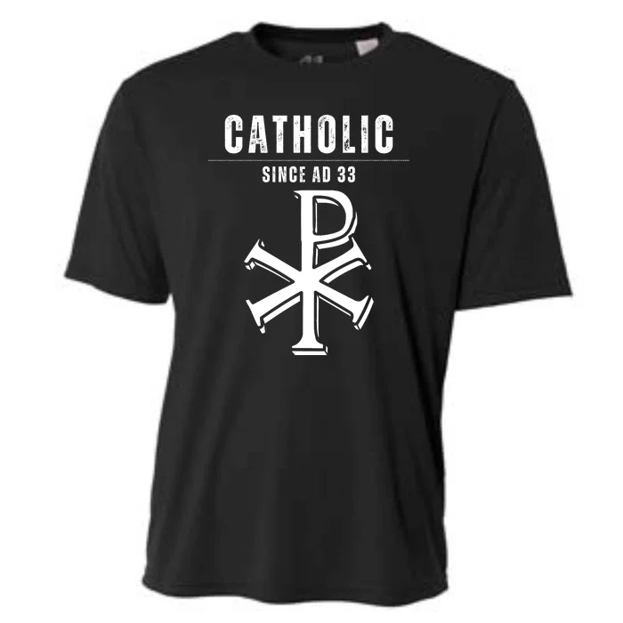 Roman Catholic Gift Since AD 33 Cooling Performance Crew T-Shirt