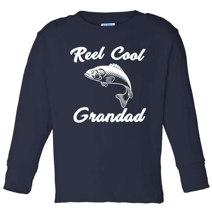 Reel Cool Grandad Toddler Long Sleeve Shirt