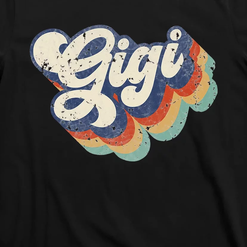 Retro Cute Gigi for Grandma Best Gigi Ever Mother's Day T-Shirt