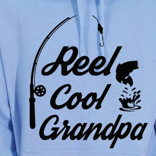 Reel Cool Grandpas Ideas For Fathers Day Birthday Gift Unisex Surf Hoodie