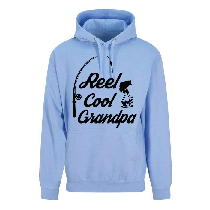 Reel Cool Grandpas Ideas For Fathers Day Birthday Gift Unisex Surf Hoodie