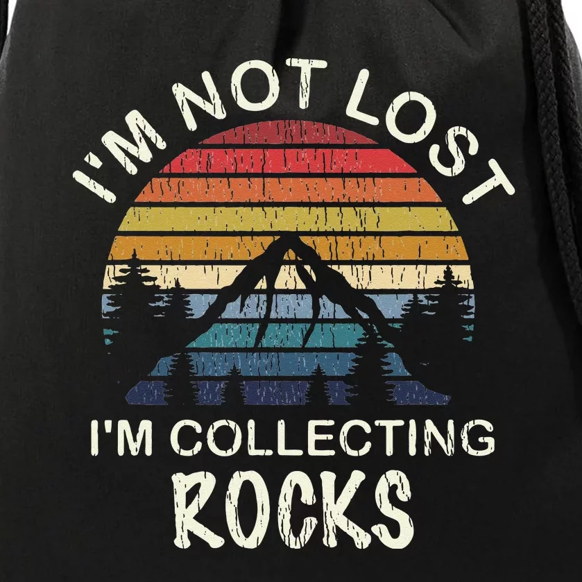 Rock Collecting Geologist Gifts Rock Collector Drawstring Bag