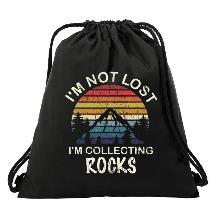 Rock Collecting Geologist Gifts Rock Collector Drawstring Bag