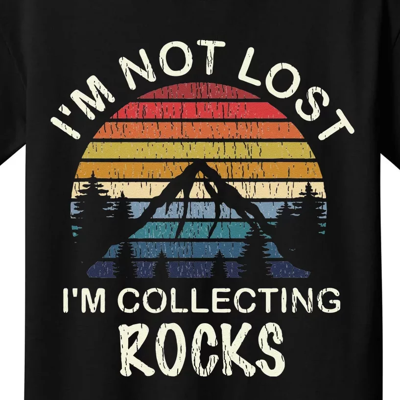 Rock Collecting Geologist Gifts Rock Collector Kids T-Shirt