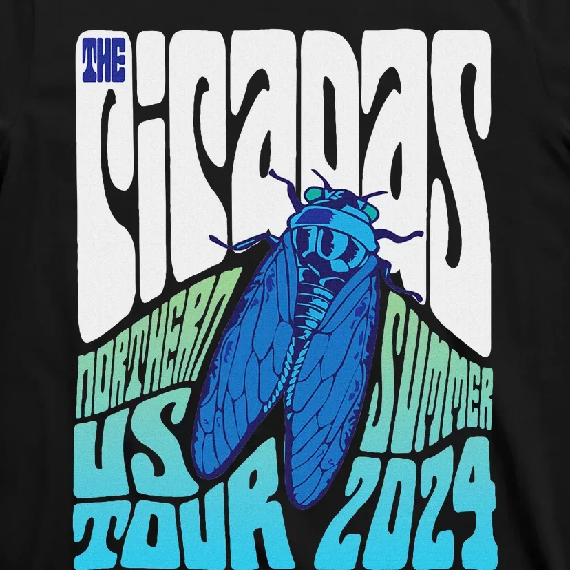 Retro Cicadas Groovy North American T-Shirt