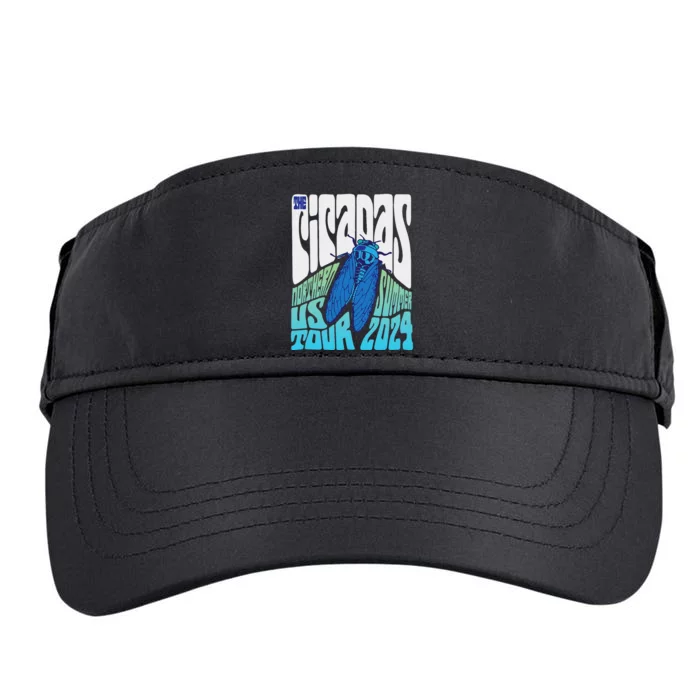 Retro Cicadas Groovy North American Adult Drive Performance Visor