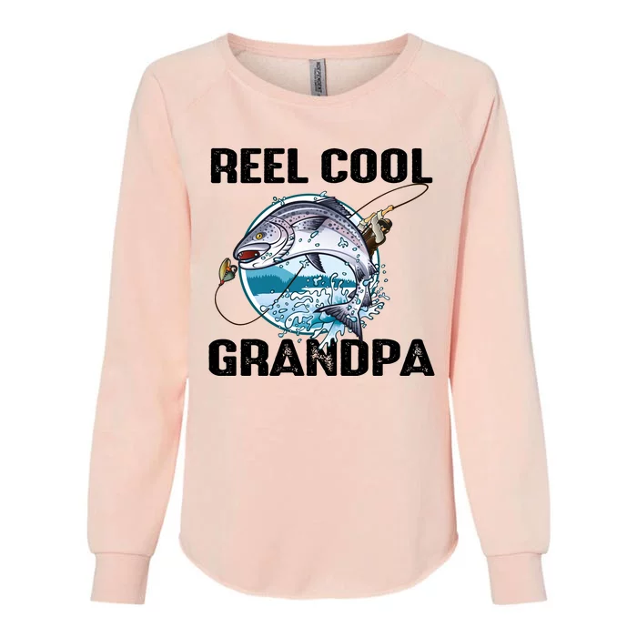 Reel Cool Grandpa Womens California Wash Sweatshirt