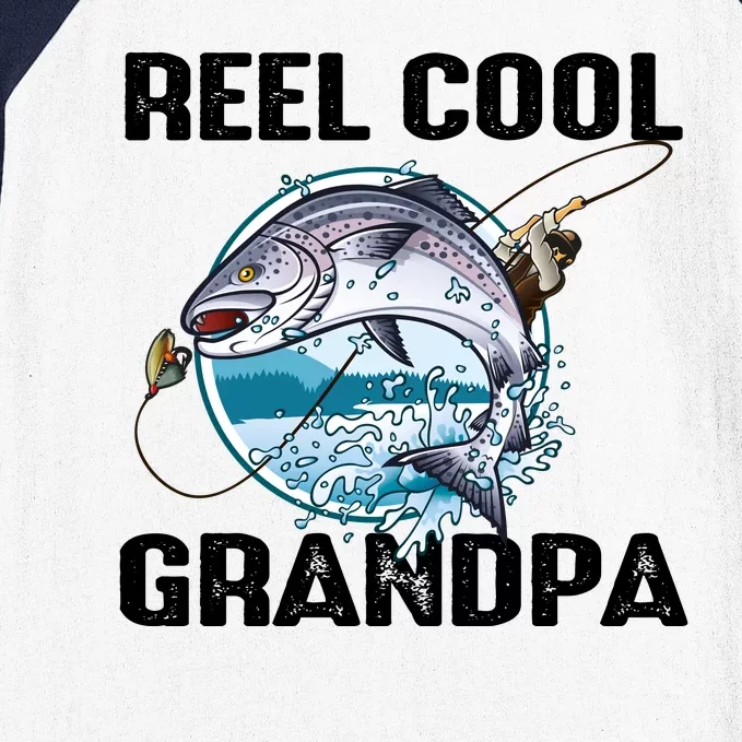 Reel Cool Grandpa Baseball Sleeve Shirt