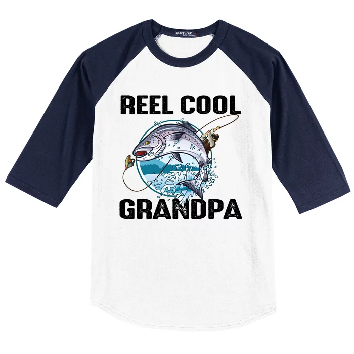 Reel Cool Grandpa Baseball Sleeve Shirt