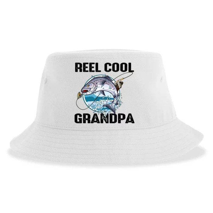 Reel Cool Grandpa Sustainable Bucket Hat