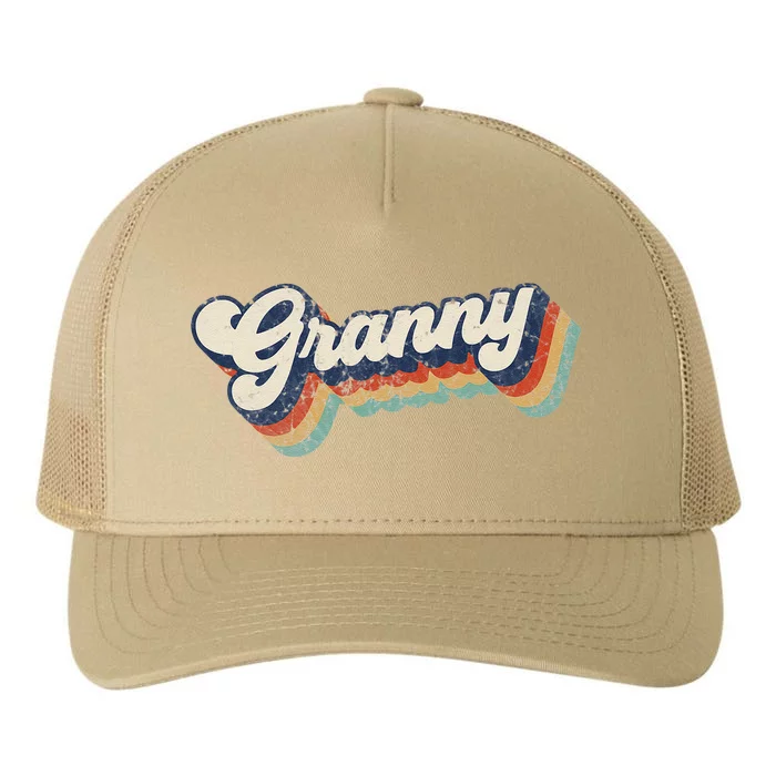 Retro Cute Granny For Grandma Best Granny Ever Mother's Day Yupoong Adult 5-Panel Trucker Hat