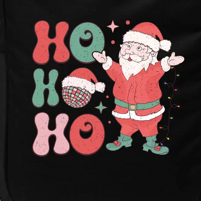 Retro Christmas Ho Ho Ho Design Impact Tech Backpack