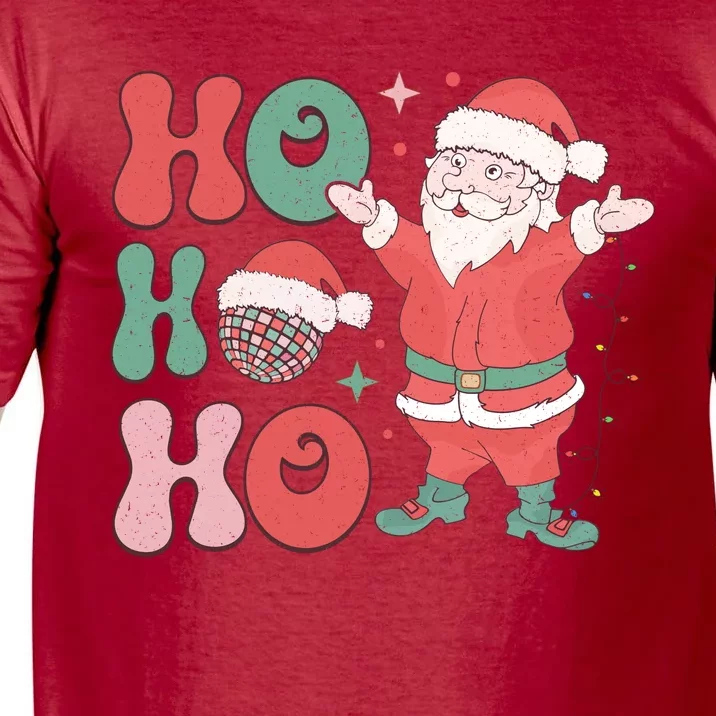 Retro Christmas Ho Ho Ho Design Comfort Colors T-Shirt