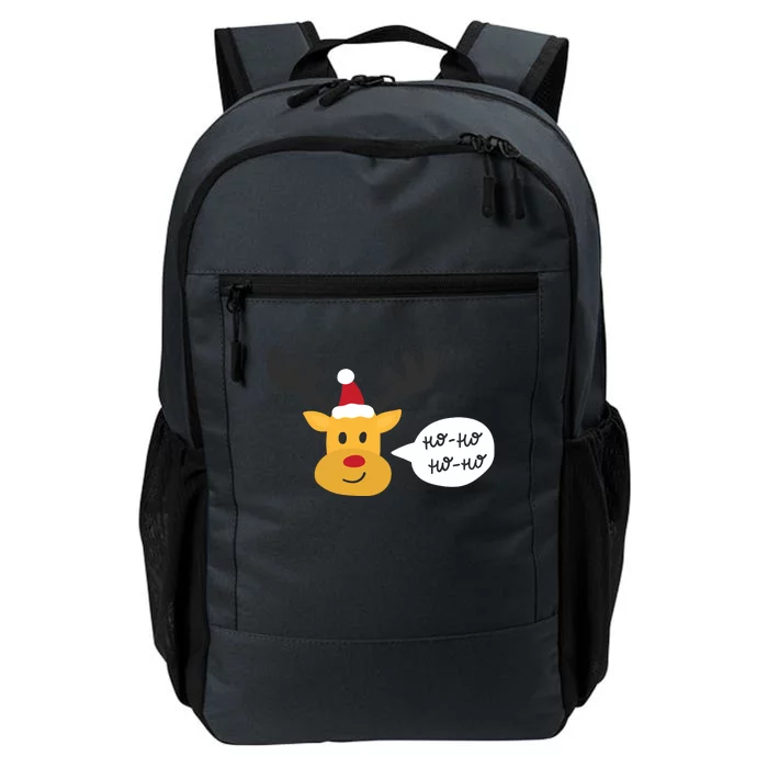 Reindeer Cartoon Ho Ho Cute Christmas Gift Daily Commute Backpack