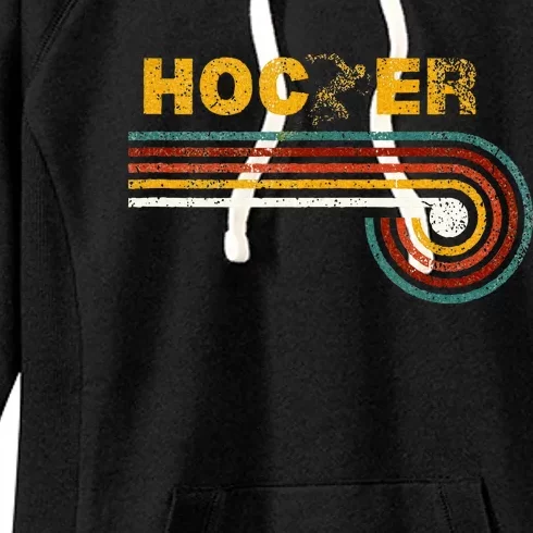 Retro Cole Hocker Track 1500 Race Women's Fleece Hoodie