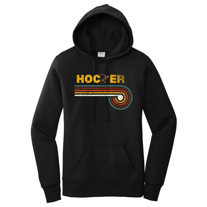 Retro Cole Hocker Track 1500 Race Women's Pullover Hoodie