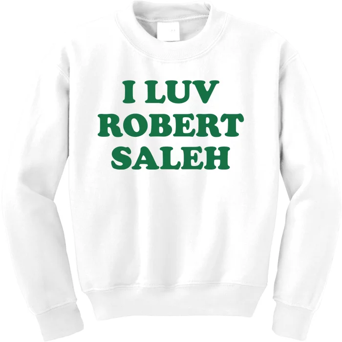 Ryan Clark I Luv Robert Saleh Kids Sweatshirt